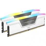 Memoria RAM Corsair VENGEANCE RGB DDR5 6400MHz 32GB (2x16GB) CL36 XMP Blanco