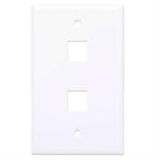 Tapa Intellinet para Caja 2 Perforaciones Color Blanco