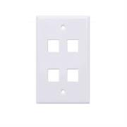 Tapa Intellinet para Caja 4 Perforaciones Color Blanco