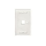 Tapa Intellinet para Caja 1 Perforación Etiqueta Color Blanco