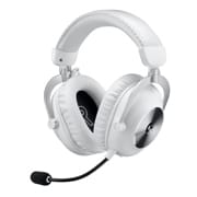 Audifonos Diadema Inalámbricos Logitech Pro X 2 Lightspeed Micrófono Desmontable Blanco