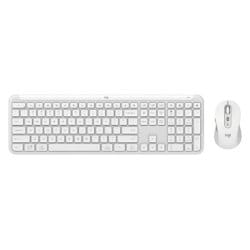 Kit Teclado y Mouse Logitech MK950 Inalambrico off white
