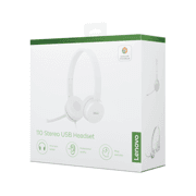 Diadema Alámbrica Lenovo 110 USB Color Nube Gris