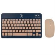 KIT TECLADO Y MOUSE PERFECT CHOICE COMPACTO BLUETOOTH 2 EN 1 GENOVA - AZUL