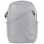 Mochila TechZone Classic Gris de 15.6" Múltiples Compartimientos Organizador Frontal