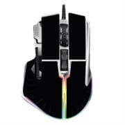 Mouse Game Factor MOG602 Click Láser Pixart 3370 19000 dpi 8 Botones Iluminación RGB Color Negro