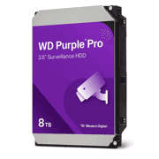 Disco Duro Western Digital 3.5 pulgadas 8TB WD8002 Purple Pro 7200 RPM 256MB SATA3
