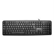 Teclado Alambrico Stylos 105 Teclas Conexión USB A 1.2m Negro