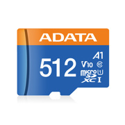 Memoria Micro SD Adata 512GB V10 F HD Clase 10 A1 Azul