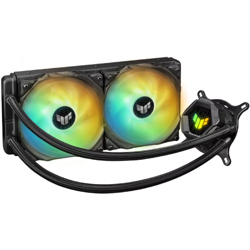 Enfriamiento Asus Liquido para CPU TUF GAMING LC II 240 ARGB 240mm Aura Sync Compatible S 1200 1700 AM4 AM5 Negro
