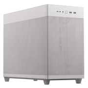 Gabinete Asus Prime AP201 White Paneles de Malla Micro ATX Blanco