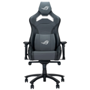 Silla Asus Gamer SL301CW ROG Chariot X Core Soporta 136kg 90° -155° 4D Estilo Auto de Carreras Gris