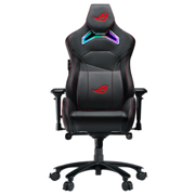 Silla Asus Gamer SL301W ROG Chariot X Core Soporta 136kg 90° -155° 4D Estilo Auto de Carreras Negro
