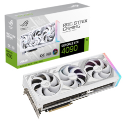 Tarjeta Video Asus ROG Strix GeForce RTX4090 OC 24GB ARGB White Triple Fan GDDR6X PCIe 4 0 384 bit 2xHDMI 3xDP