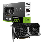 Tarjeta Video Asus Dual GeForce RTX5060 OC 8GB Dual Fan GDDR7 128 bits 623 TOPs PCIe 5.0 1xHDMI 3xDP