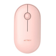 Mouse Inalámbrico Acteck Optimize Edge MI460 2.4 GHz 1500 DPI 2 Botones Ultra Portable 1xBat AA Incluida Advanced Rosa
