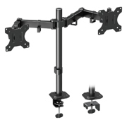 Soporte articulado Acteck doble monitor 17 a 32 pulgadas hasta 9 kg VESA 75x75 100x100 Enforce Zone SM490