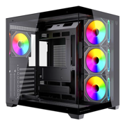 Gabinete Gamer Balam Rush Media Torre Tank Core Ultra GM925 Negro
