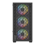 Gabinete Gamer Balam Rush Compact Mini Torre Nitrox Edge Aircool 4700A Negro
