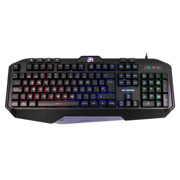 Teclado Gamer Balam Rush Membrana Gunfire KG330 100 USB / LED / USB / Azender Negro