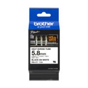 Cinta Brother HSE211 Termorretráctil Texto Negro Sobre Fondo Blanco 5.8mmx1.5m