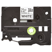 Cinta Laminada Brother TZEFX231G Flexible Texto Negro Fondo Blanco