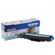 Tóner Brother Genuine TN-223C Rendimiento Estándar 1300 Páginas Color Cian 