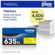 Cartucho de Tóner Brother Valor de rendimiento estándar (4500 páginas) amarillo