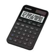 Calculadora Casio De Bolsillo SL-310YC-BK Color Negro De 10 Dígitos Pantalla Extragrande Solar Y Batería