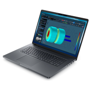 Laptop Dell Pro Max 18 Plus MB18250 Intel Core Ultra 7 265HX SSD1TB+1TB RAM64GB QHD+500Nit Win11Pro WiFiBt Bat6c96W 3YPS