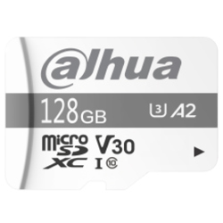 Memoria Micro SD DAHUA 128GB Velocidad Lectura-Escritura 100/60MB para Videovigilancia UHS-I C10/ U3/V30/A2