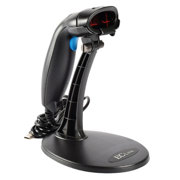Lector Ecline Laser de Codigos Escaner de Mano 1D Corto Alcance 25-600MM Speed 200 S USB PS2