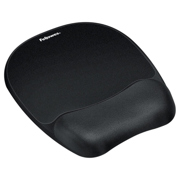 Mouse Pad Fellowes con Reposa Muñecas de Gel Color Negro Mate