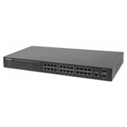 PoE Switch Intellinet WebAdmin GB 24 ptos 30W/pto 240W 2 SFP Ports