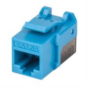 Jack Intellinet Keystone Cat6a de Impacto UTP Color Azul