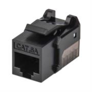 Jack Intellinet Keystone Cat6a de Impacto UTP Color Negro
