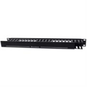 Organizador Intellinet Cables 19" 1U Horizontal Metalico Color Negro