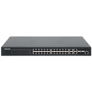 Switch Intellinet Administrable 24 puertos PoE con 4
