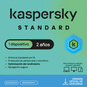 Licencia Antivirus ESD Kaspersky Standard 2 Años 1 Dispositivo