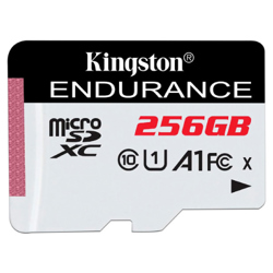 Memoria Micro SD Kingston Flash 256 GB High Endurance Clase 1