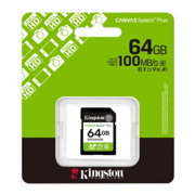 Memoria Micro SDXC Kingston Flash Canvas Select Plus 64GB SD UHS-I Clase 10