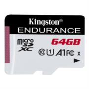 Memoria MicroSD Kingston High-Endurance 64 GB 95R/45W C10 A1 UHS-I