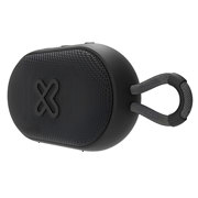 Bocina Portatil TWS Klip Xtreme Bluetooth 6W Groove Splash KBS-030BK Hasta 12 hrs IPX7 Color Negro