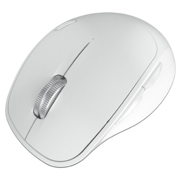 Mouse Inalámbrico Klip Xtreme Ergonómico Doble Conexión Bluetooth/2.4GHz Sensor Óptico 800/1200/1600 Blanco