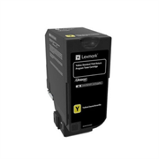 Tóner Lexmark Rendimiento Estándar Programa Retorno CS720DE Color Amarillo