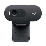 Cámara Web Logitech C505 HD 720p USB Micrófono Largo Alcance Color Negro
