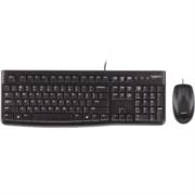 Teclado y Mouse Logitech MK120 Alámbrico USB Color Negro