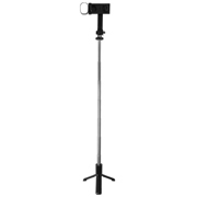 Baston Triple Plegable Perfect Choice con Luz Led Selfie Stick Selfie
