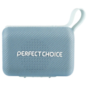 BOCINA PORTATIL PERFECT CHOICE INALAMBRICA SUGARY - AZUL