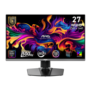 Monitor Gamer MSI MAG 272QP 26.5" QD-OLED 2560x1440 FreeSync 500Hz HDMI/DisplayPort Negro